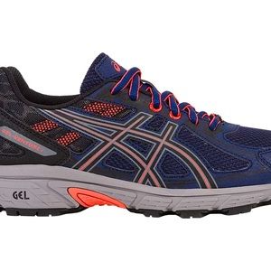 ASICS Gel-Venture 6 ✨ IndigoBlue/Black/Coral WMNS Size 8